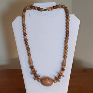 Wooden Beaded Necklace